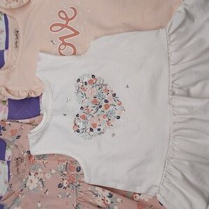 Cynthia Rowley 3T bundle of 3 girls tops . 2 sleeveless one flutter sleeve.